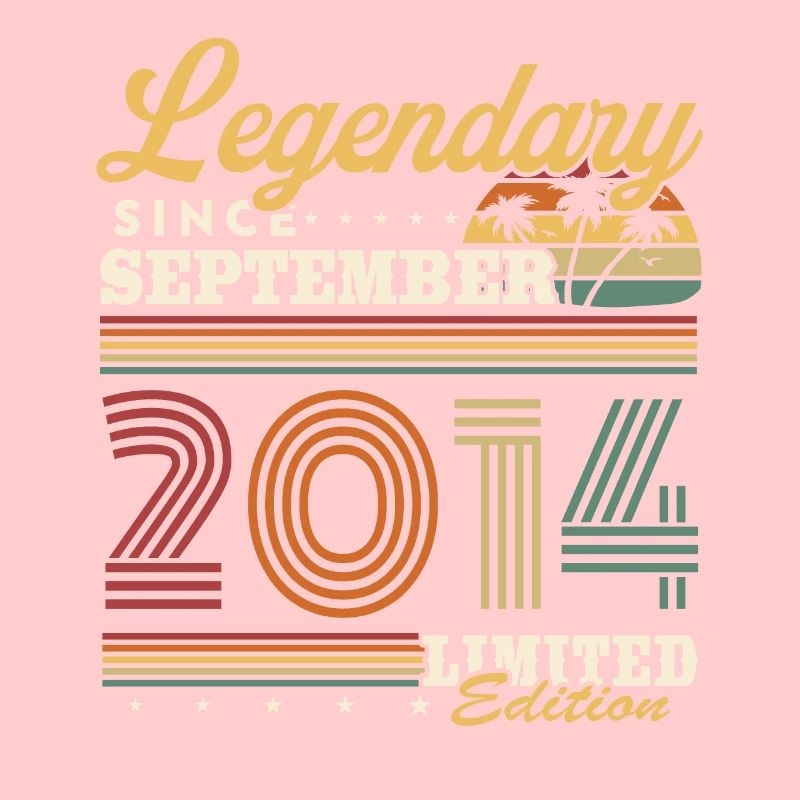 Legendary since September 2014 Vintage Birthday