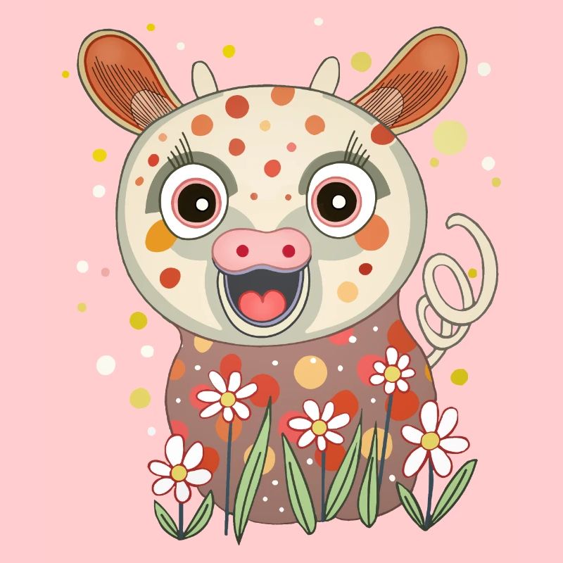 petit cochon dans le pré