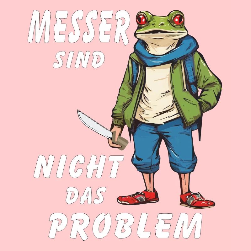 FROSCH MESSER SIND NICHT DAS PROBLEM
