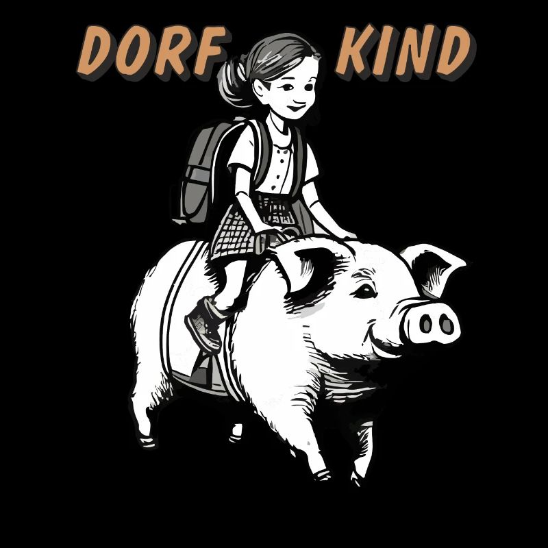 SCHWEIN KIND MÄDCHEN