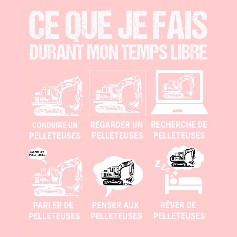 Ce que je fais durant mon temps libre Pelleteuses