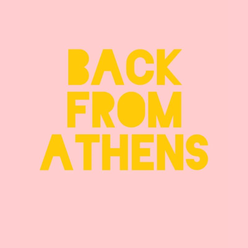 Back from Athens - Zurück aus Athen