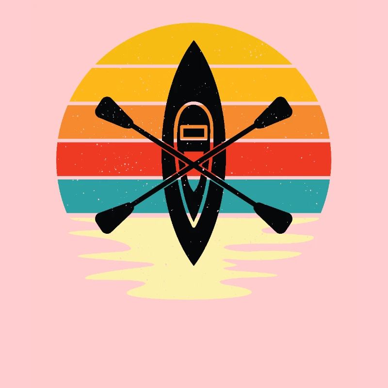 Retro Sunset Kayaking