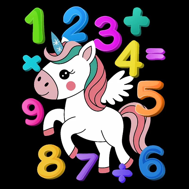 Numbers Day 2025 Math Unicorn Number Day Kids Gift