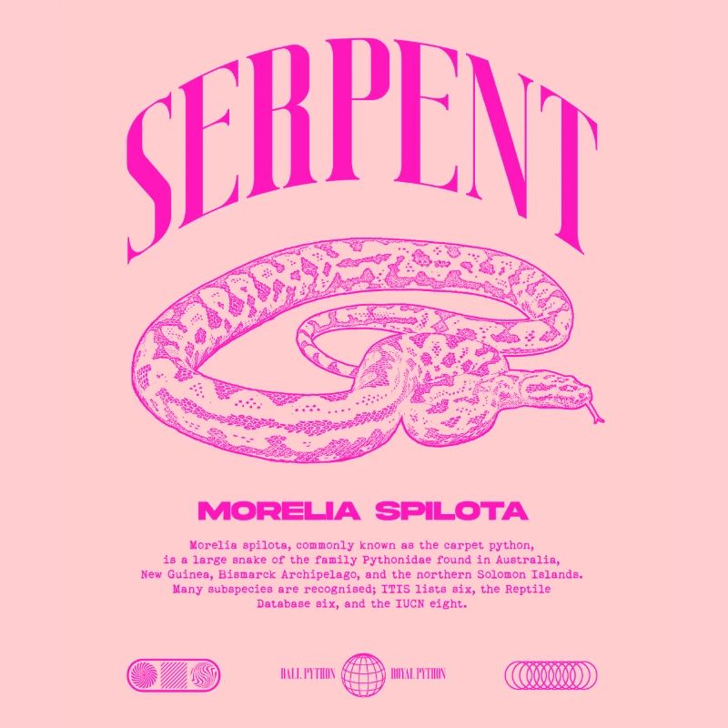 Tapis Python Moderne Reptile Keeper Streetwear