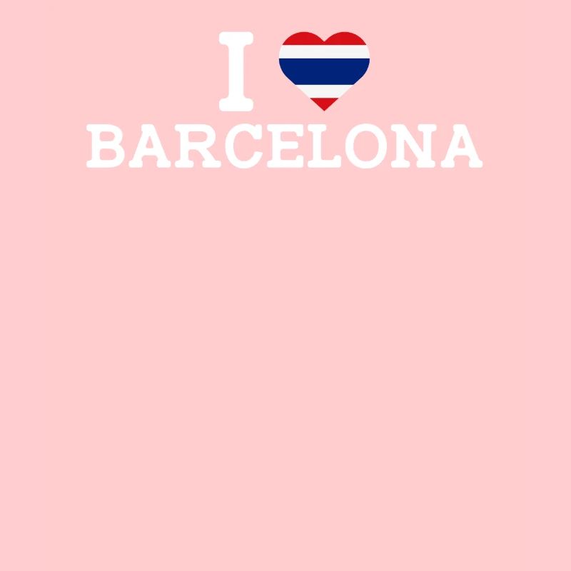 J’aime Barcelone Cool Wrong Flag Thaïlande Amoureux
