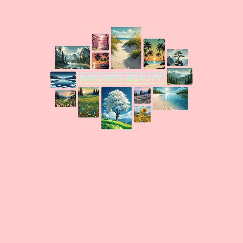 Collage de la beauté de la nature