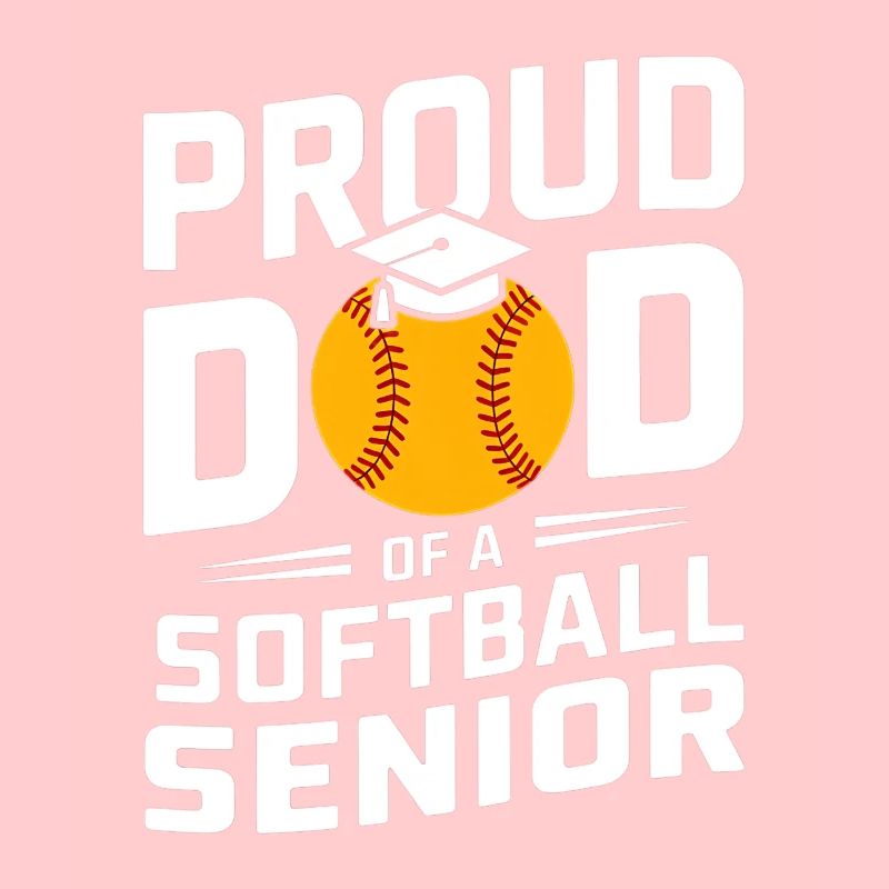 Fier diplômé de l’école secondaire Softball Dad