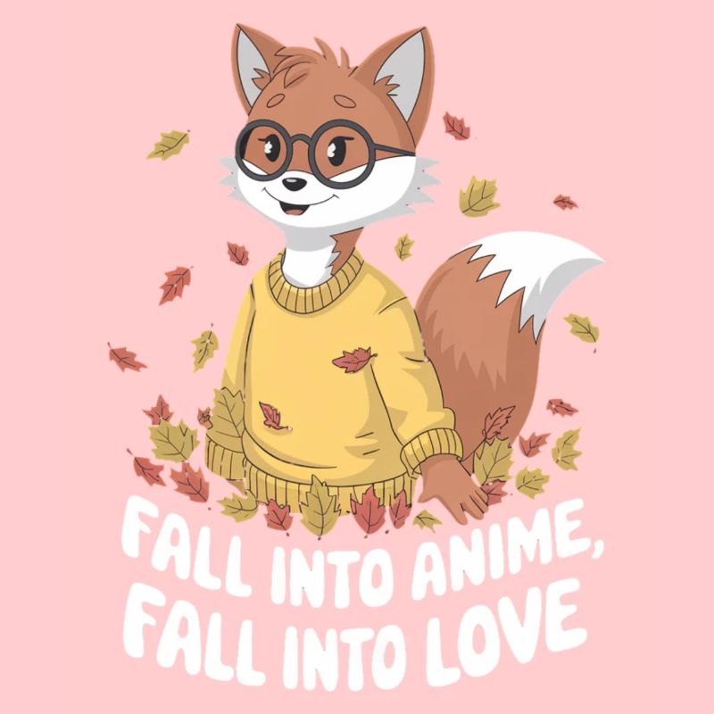 Tomber dans la conception Anime Fox