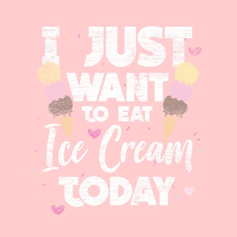 Eiscreme Eis lecker vintage Waffel essen Geschenk