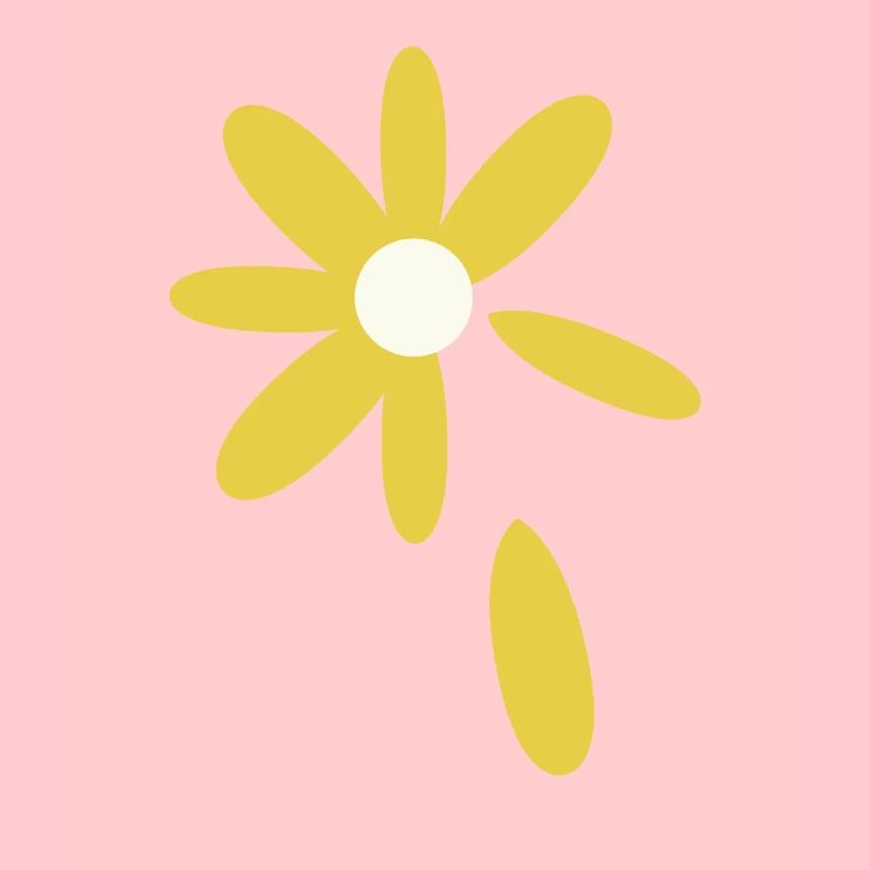 Blume Gerbera Arnika Geschenkidee comic Nelke