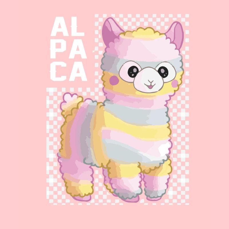 Regenbogen Alpaka Lama Geschenkidee