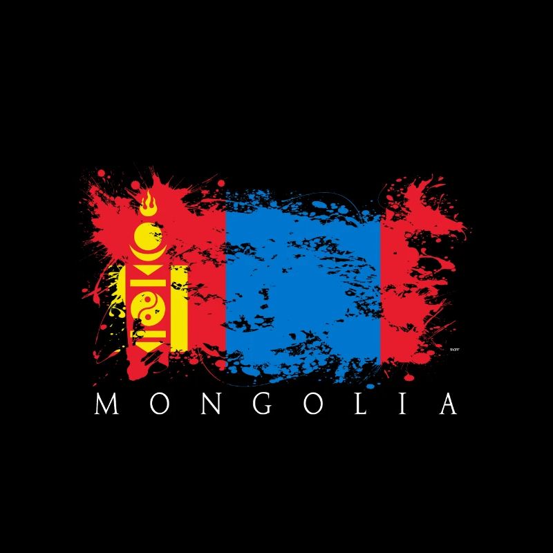 Mongolie Mongolie Asie drapeau pays drapeau