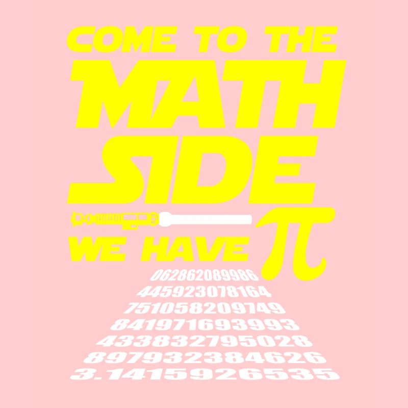 Math Pi Dark Side Word Game Fantasy Gift