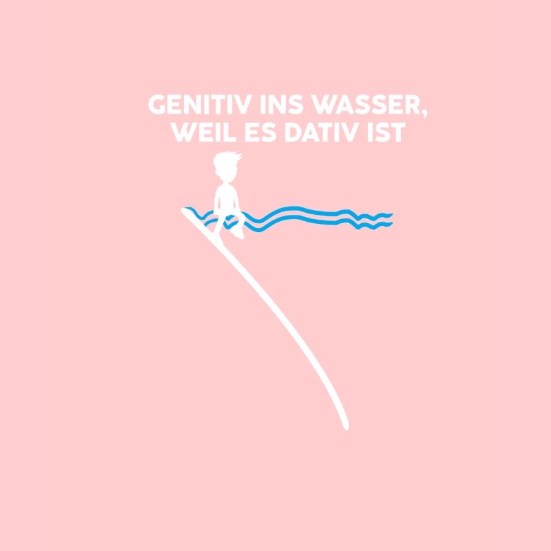 Genitiv Wasser Dativ Deutsch Grammatik Geschenk