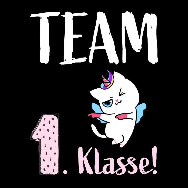 Einhorn Katze. Team 1. Klasse.