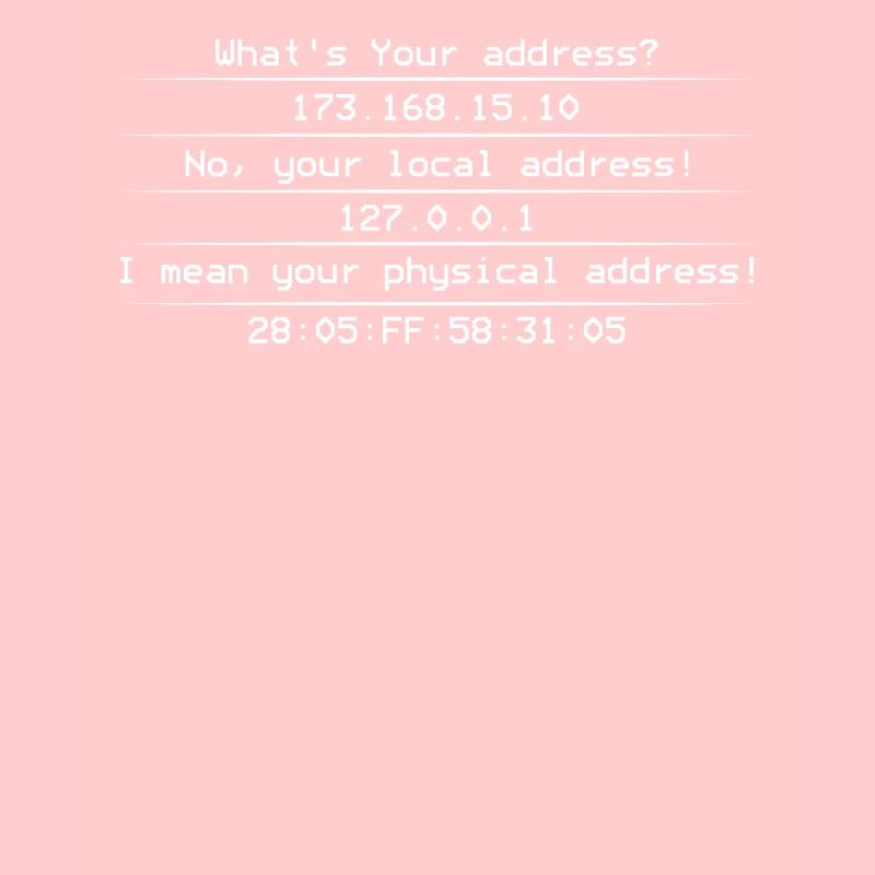 Computer IP Adresse Netzwerk Nerd Lustig Geschenk