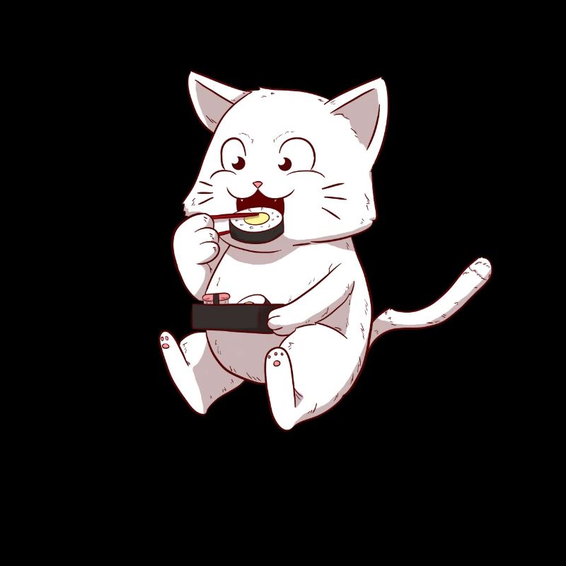 Katze Cat Sushi Japan