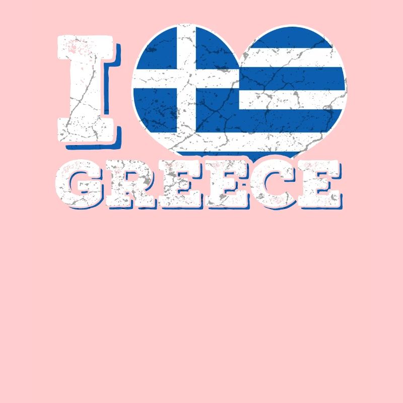 Grèce Grecque Drapeau Grec Amour