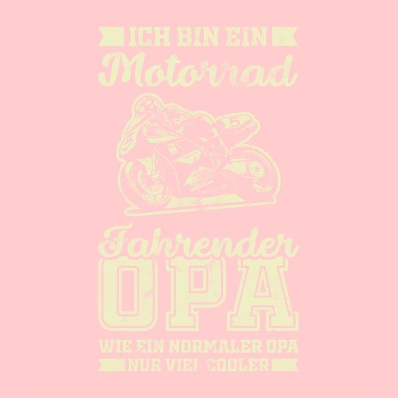 Motorradfahrer Motorrad Opa Vater Geschenk