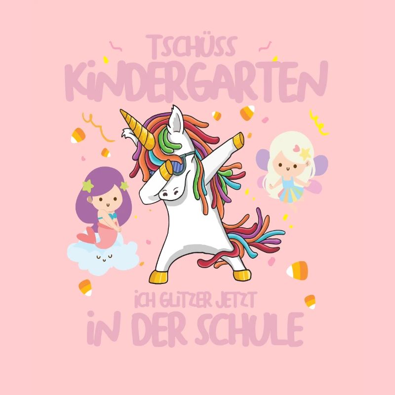 Einschulung Dabbing Einhorn Feen Cooles Geschenk