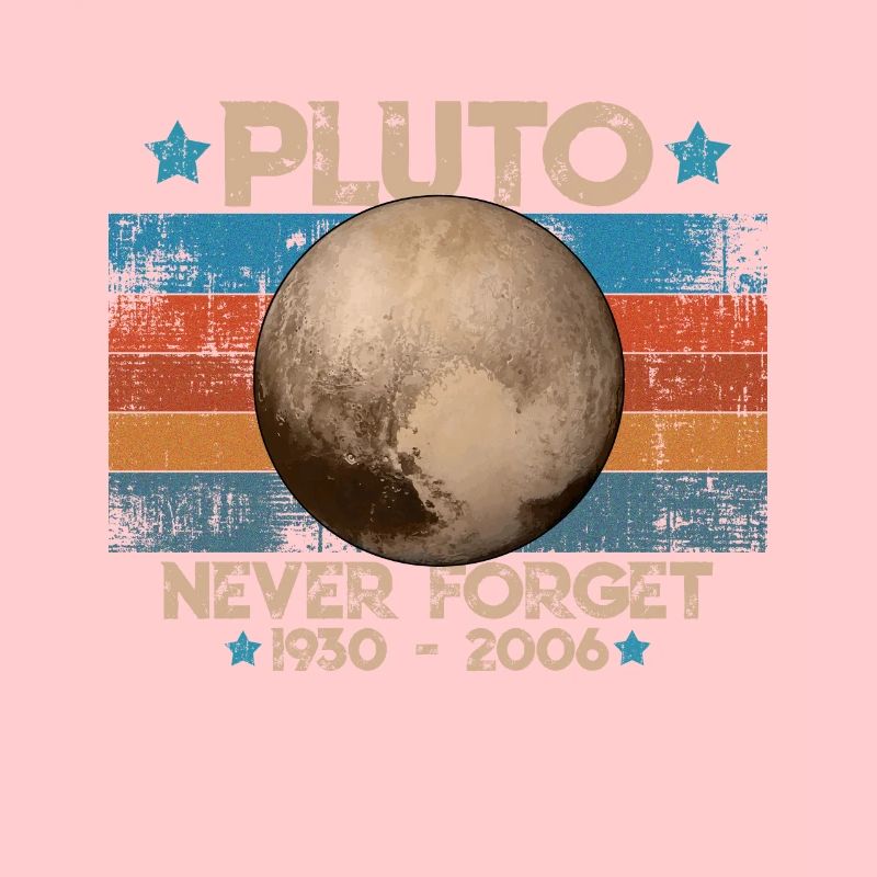 Never Forget Pluto Funny Planet Pluto Shirt