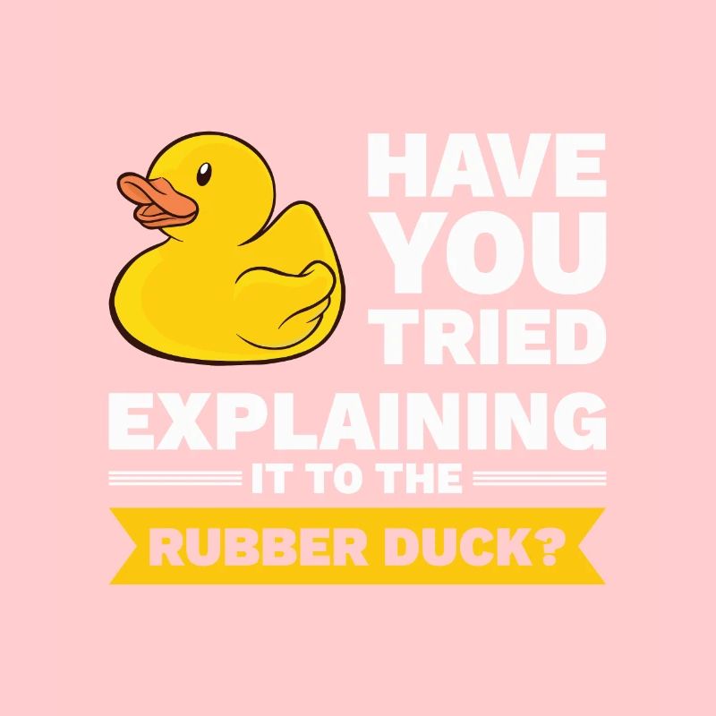 Programmer rubber duck debug