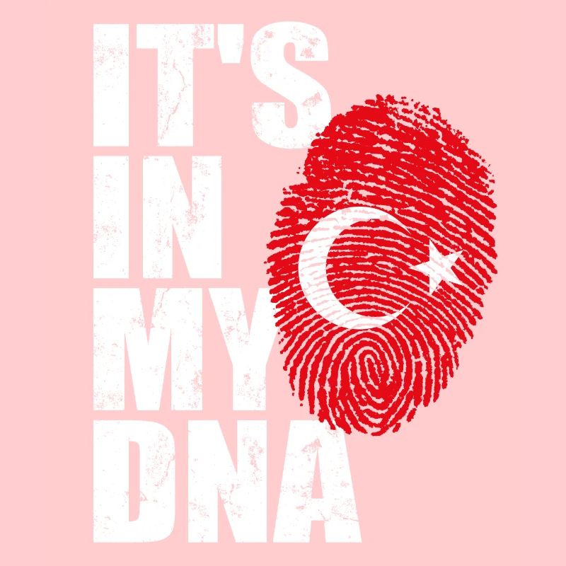 Drapeau turc drapeau turc empreinte ADN