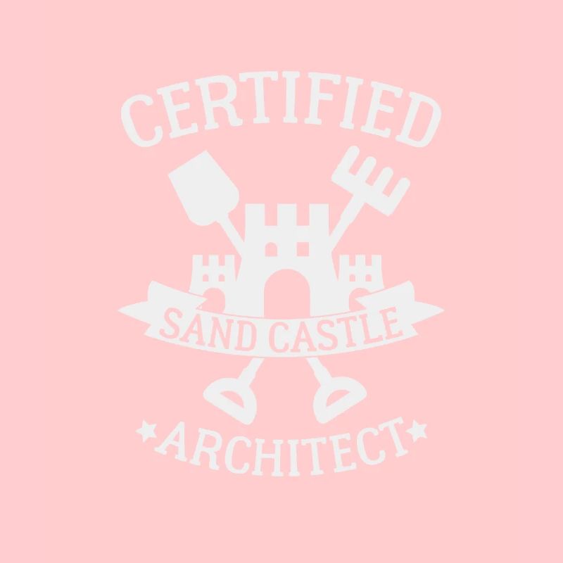 Excellent architect for sand castles on the beach
