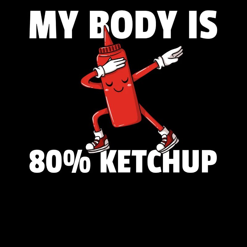 Dabbing Ketchup Tomate Dab Soße