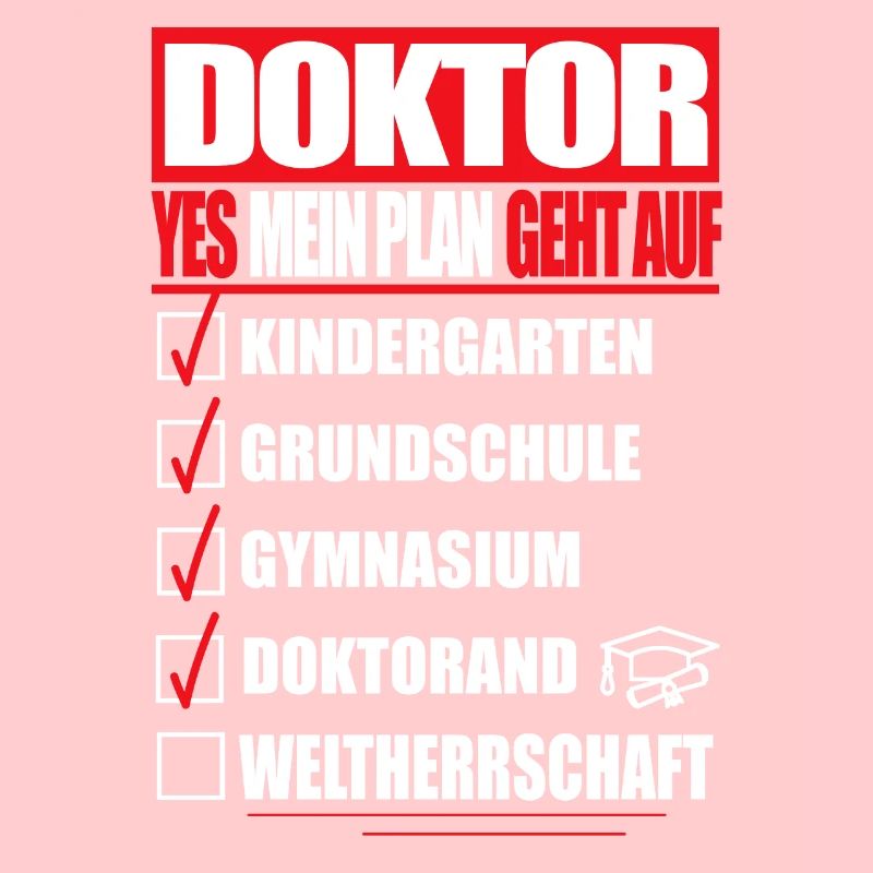DOKTOR DOKTORAND MEIN PLAN ABSCHLUSS Geschenke