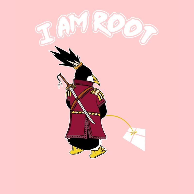 Linux Pinguin I Am Root Geeks Nerd Computer Ninja