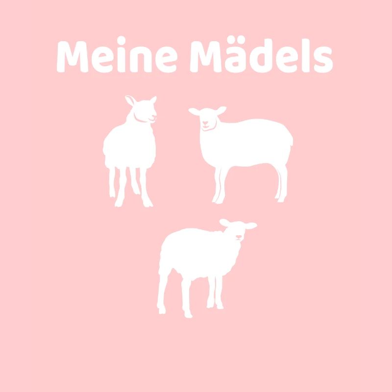 Meine Mädels mit Schafen Schäfer Geschenk