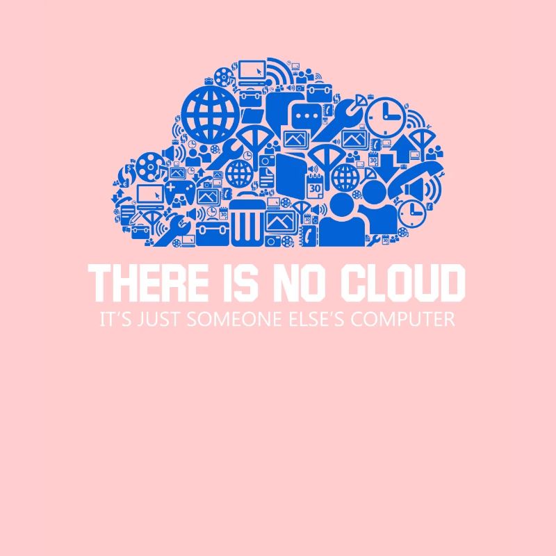 Geek Es gibt kein Cloud-Informatik-Meme