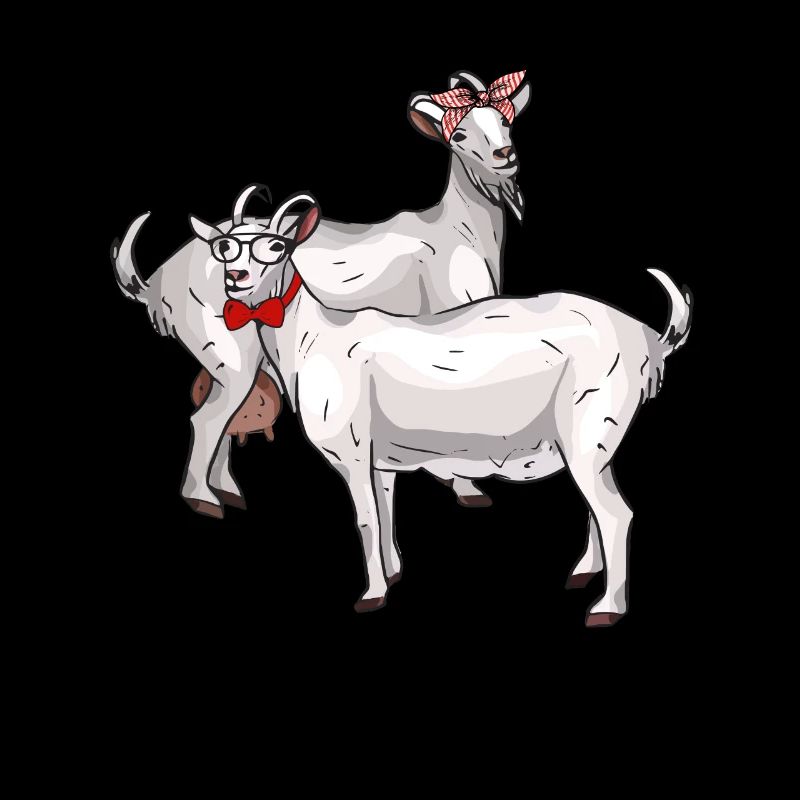 Chèvre chèvre bouc Bock Bergers Bauer Cadeau