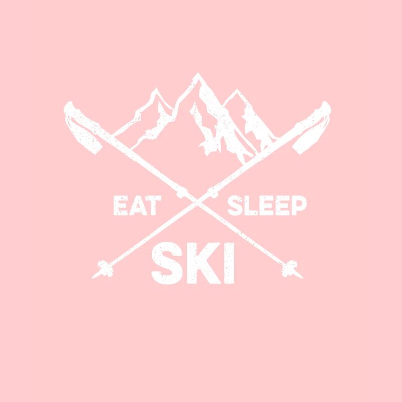 Eating sleeping skiing