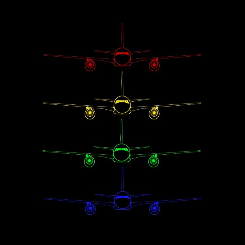 bunte airplanes