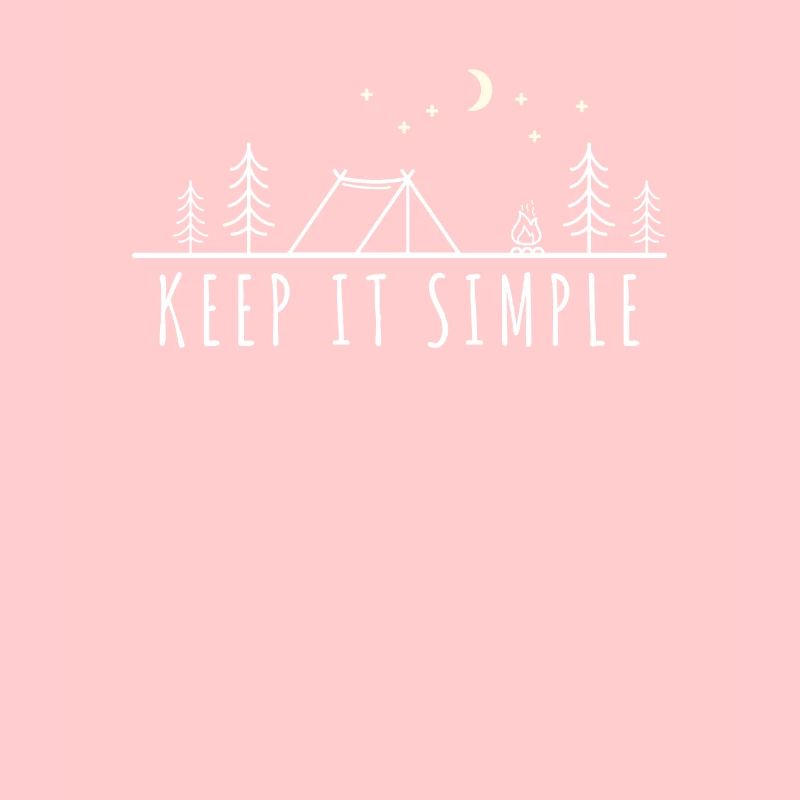 Restez simple - Camping Campfire