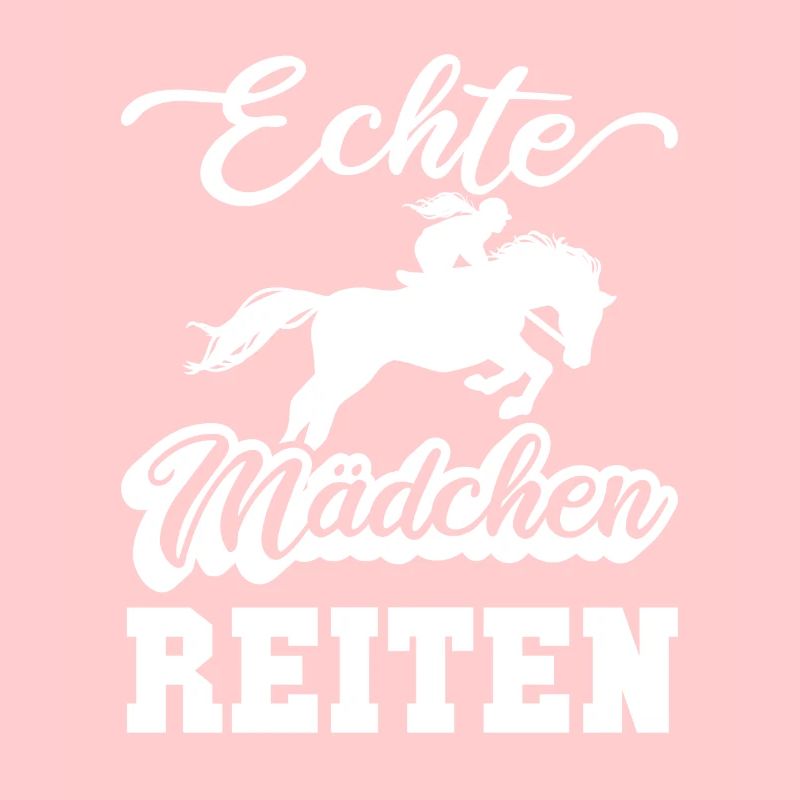 Echte Mädchen Reiten Pferdespruch Reiterspruch