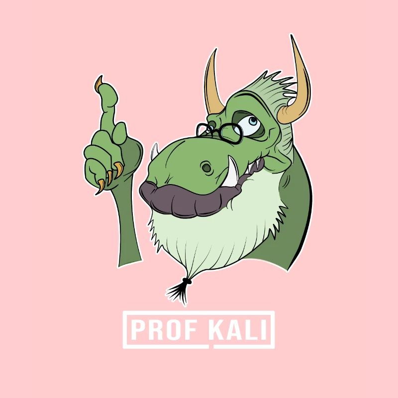 Administrateur informatique Kali Linux Tux Dragon Head