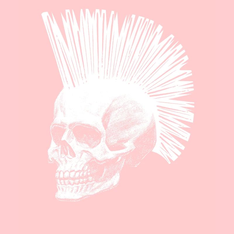 Punk Totenkopf Schädel Geschenk Punkrock