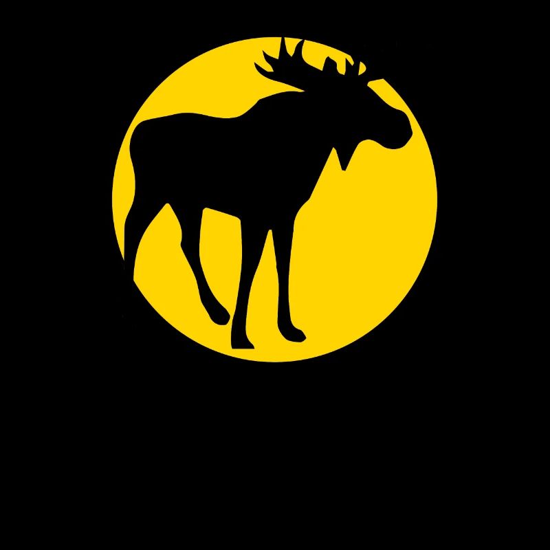 moose and moon