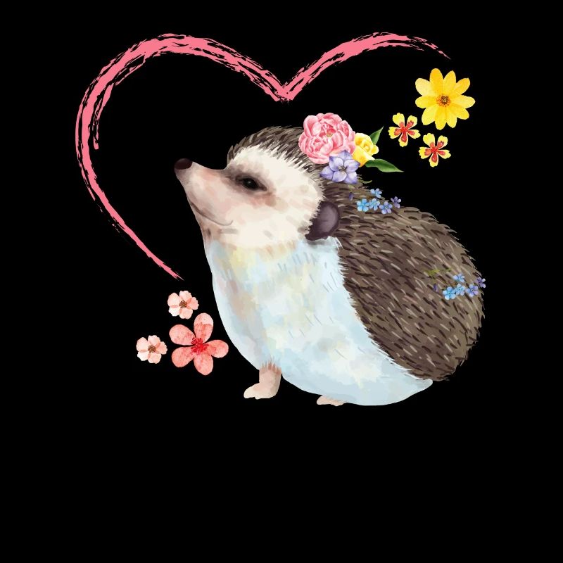 Hérisson tas de feuilles