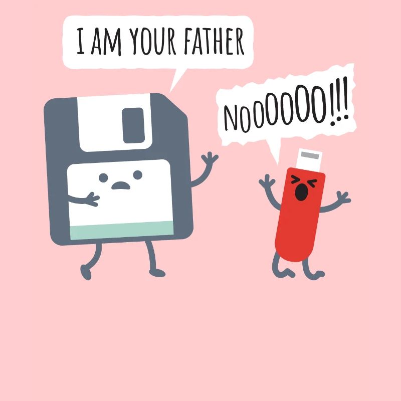 USB Floppy Disk - Nerd Geek Shirt