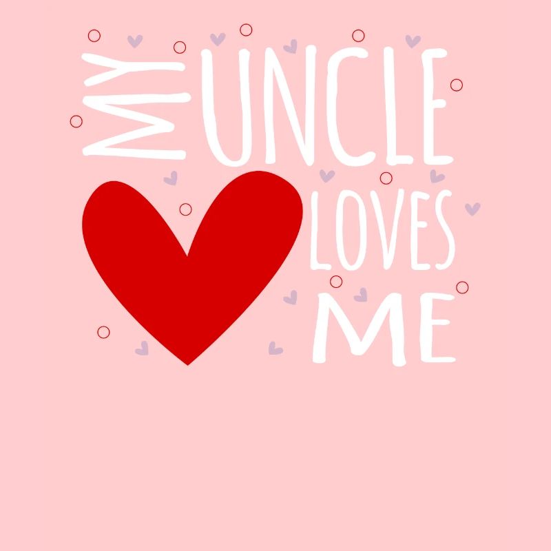 Mon oncle m'aime T-shirt bébé