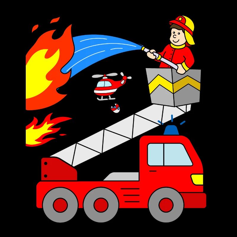 Fire engine use fire fire