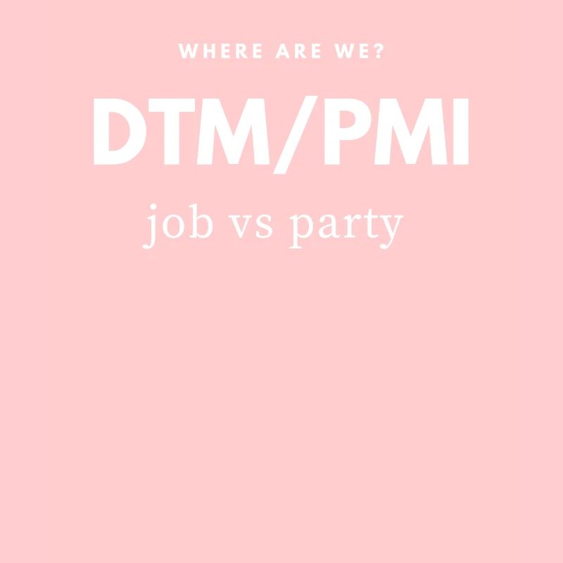 DTM PMI Urlaub oder Flugreise um Party zu mache