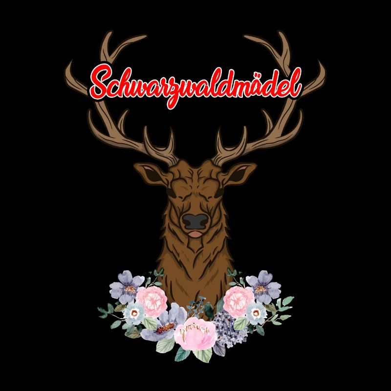Schwarzwaldmädel Hirsch Geweih