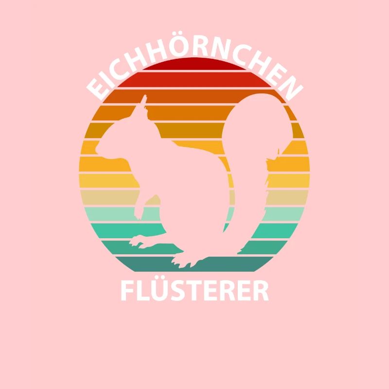 Eichhörnchen Flüsterer Eichkätzchen Squirrel Retro