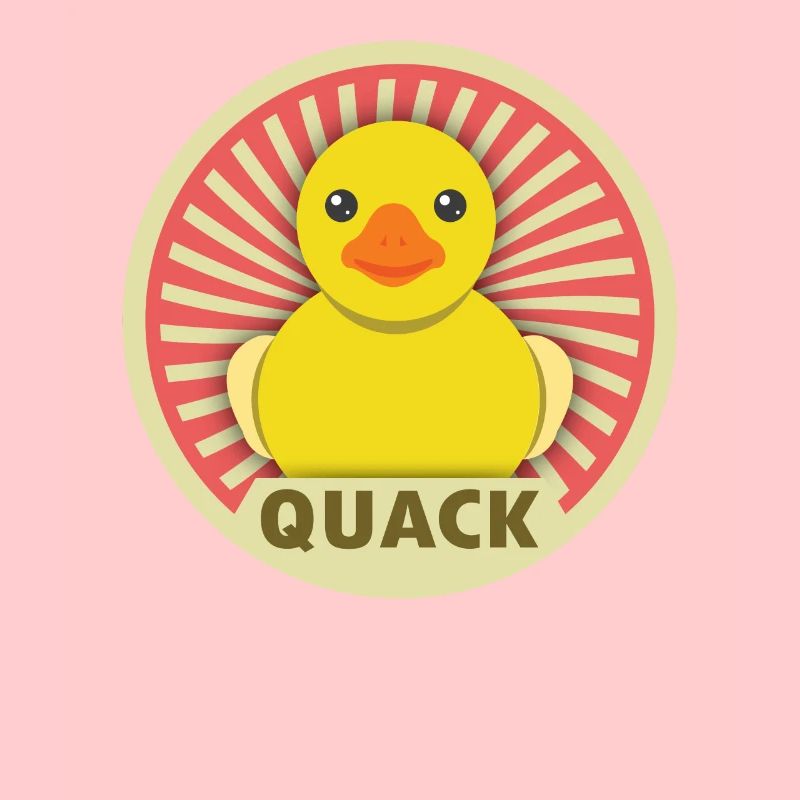 Quack de canard en caoutchouc vintage